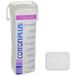 Cotton Plus, Vierkante make-up remover, 100% katoen, 80 stuks