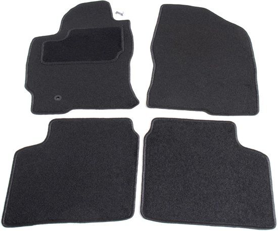 Cargoods Automatten op maat - zwart stof - geschikt voor Toyota Prius 2003-2008