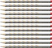 STABILO - ergonomisch kleurpotlood voor rechtshandigen - EASYcolors | verpakking van 12, zilver
