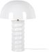Leitmotiv Tafellamp Gracio - Glanzend wit - Ø30cm - Scandinavisch