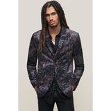 John Varvatos Slim Fit Notch Lapel Cuta Dark Plum