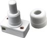 OMEG B1NORLW6LW Bouton-poussoir 250 V/AC 1 A 1x hors/(en) Momentané (L x l) 22 mm x 12.3 mm Blanc Plastique 1 pièce(s)