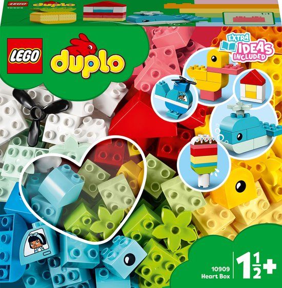 LEGO DUPLO 10909 Hartvormige Doos - Bouwset - 80 Onderdelen