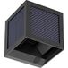 V-TAC VT-408CCT-B 24293 Lampe murale à énergie solaire avec détecteur de mouvement LED 9 W Noir