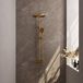 Brauer Gold Carving Opbouw Thermostatische Regendoucheset