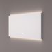 HIPP Design miroir avec éclairage LED indirect en haut et en bas 80 x 70 x 3 cm avec variateur tactile. Chauffage de miroir. Changement de couleur et 2 prises électriques