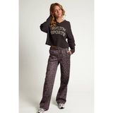 LOOXS 10sixteen rechtvallende longsleeve met tekst - antraciet