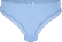 Hunkemöller Dames Lingerie Brazilian Lola - Blauw - maat XS