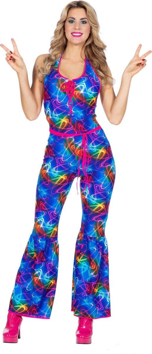 Wilbers Neon Disco Catsuit Atomic - Maat 38 - Polyester - EAN: 8720059010608