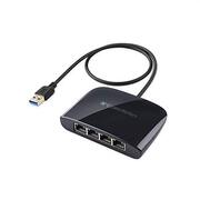 Cable Matters USB 3.1 naar 4-poorts Gigabit Ethernet-switch (USB naar Gigabit Ethernet-adapter) voor laptops en switch-gameconsole