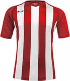Acerbis Sports JOHAN STRIPED S/SL JERSEY (Sportshirt) Rood/Wit