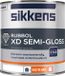 Sikkens Rubbol XD Semi Gloss Wit - 1 liter op kleur - Lakverf - Dekkend - Buiten - Zijdeglans