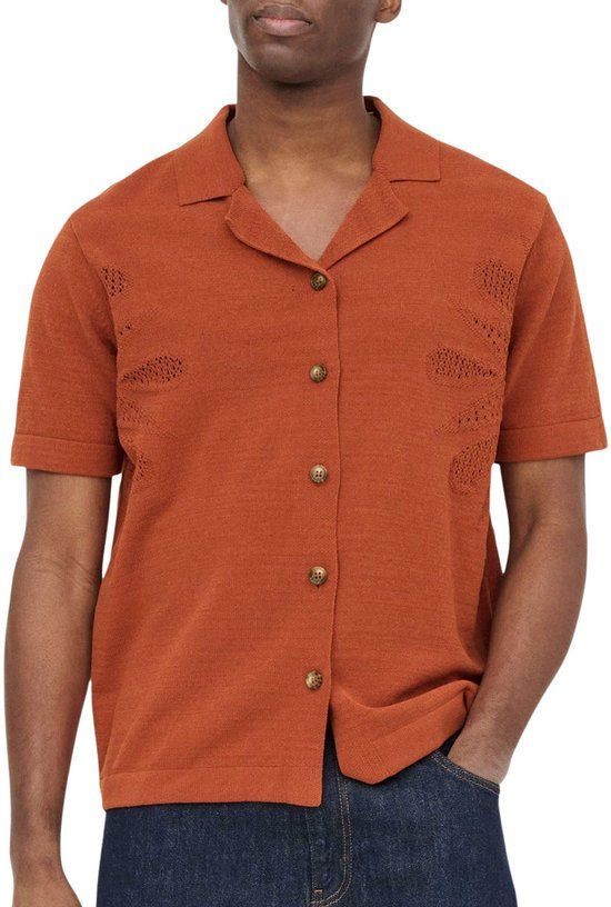 Only & Sons Jam Life Knit SS Overhemd Heren - Maat S