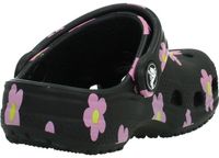 Crocs Classic Flower Clog Zwart 27/28 EU