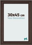 yd. Cadre photo 30x45 cm Chêne Foncé MDF Lazio