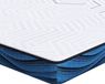 vidaXL Matras Topper 140 x 190 cm dik Jacquard stof Wit