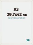 Your Decoration - Cadre photo A3 29,7x42 cm - MDF - Blanc brossé - Mura