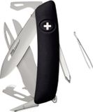 Swiza D08 R AM, KNR.0126.1010, Black, Zwitsers zakmes, 8 tools