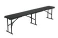 NILS CAMP NC3404 - Banc de jardin pliable - 183cm - Anthracite