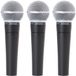 Shure SM 58 microphone dynamique (set de 3)