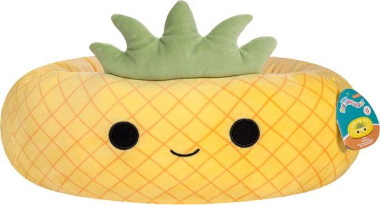 Jaz Pet Toys Squishmallows Pet Bed Maui The Pineapple 75cm - Geel - Pluche - L