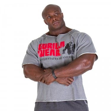 Gorilla Wear Classic Work Out Top Grey - XXL/XXXL