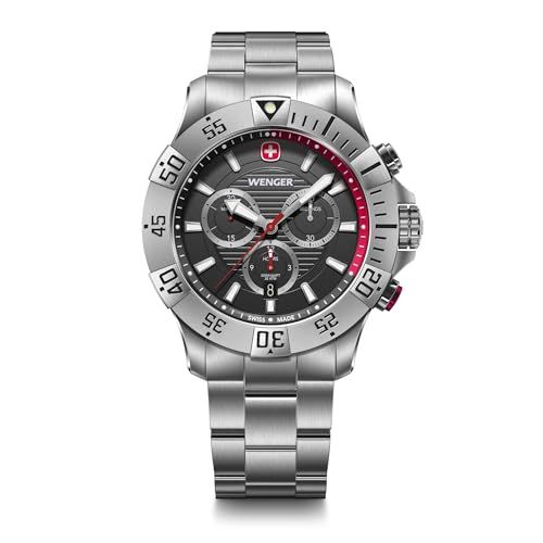 Wenger Seaforce Chrono 01.0643.123 Analoog Kwarts Chronograaf Horloge
