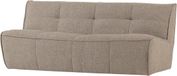 vtwonen Cluster 3-Zits Bank - Bouclé - Khaki Bruin - 81x204x91