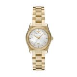 Emporio Armani Dameshorloge, 32 mm, roestvrij staal, goudkleurig, AR11793