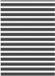 vidaXL Zebra Rolgordijn 160x230 cm Zwart