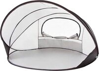 Deryan Luxe Pop Up Strandtent XXL - Anti-UV 50+ - Cream/Silver