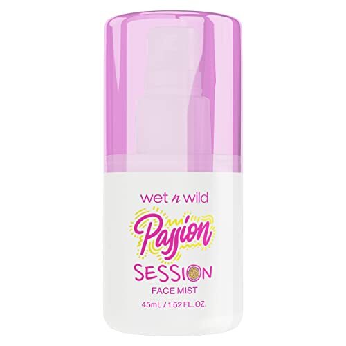 Wet n'Wild Face Mist Wild Crush Passion Collection, 3-in-1 Gezichts Primer Mist, Setting Spray en Refresher, met Kamille en Komkommer Extract en Groene Thee Extract Passion Session
