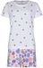 Rebelle MyRebelle - Shortama - Waterflower - Biologisch Katoen - Wit/Paars - Maat 42