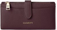 Lazarotti Bologna Leather Portemonnee Leder 20 cm - Dames - Horizontaal - burgundy