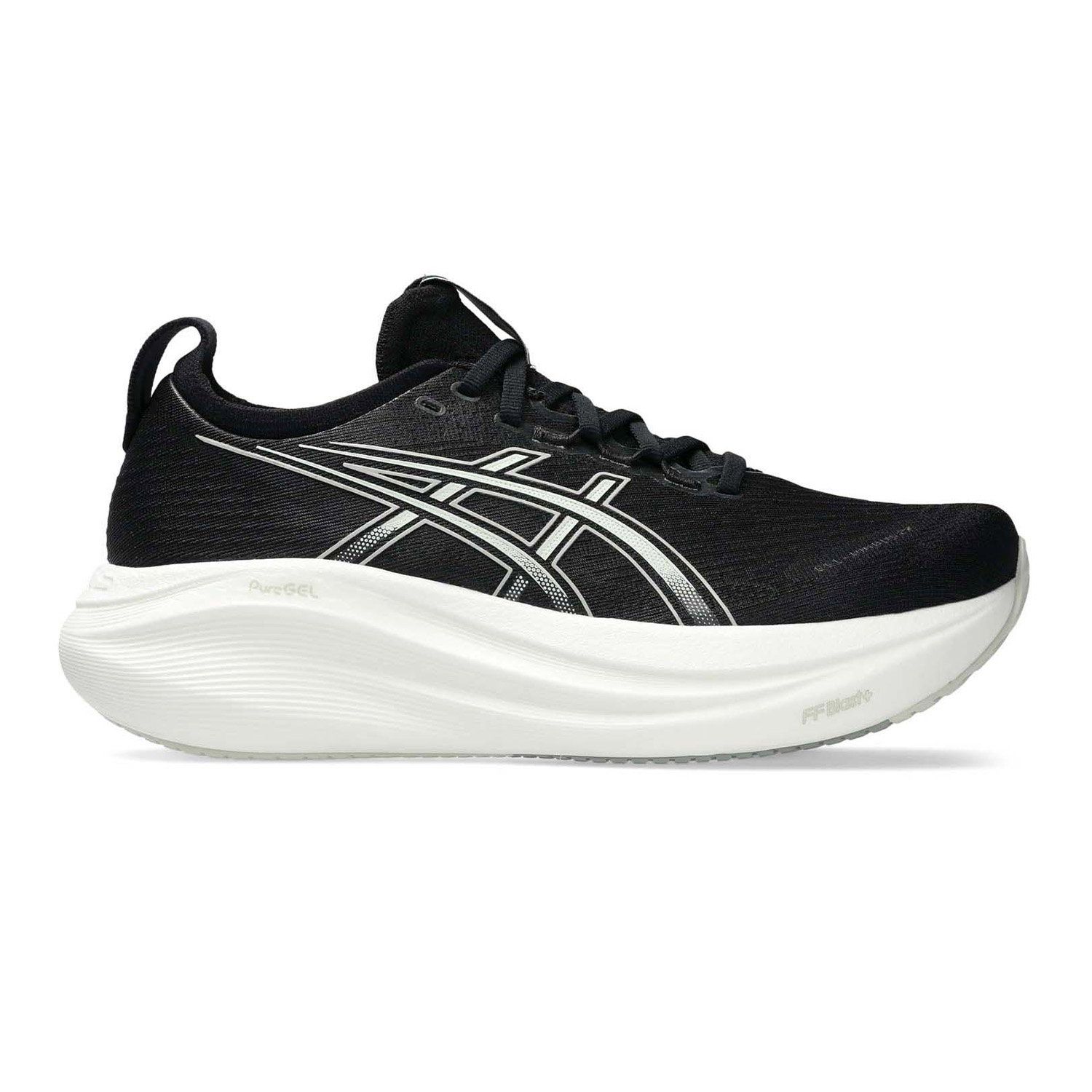 ASICS Gel-Nimbus 27 Neutrale Schoen Dames-Zwart,Grijs, Maat 42