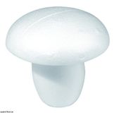 Rayher - Paddestoel van polystyreen 7,5 cm