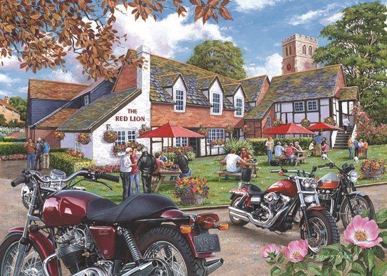 The House of Puzzles - Easy Riders - 1000 stukjes - Legpuzzel - Unisex - 12+ jaar