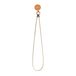 Case & Me Collier en gel, cordon pour cou, Ivoire, Silicone, Universel, 1 pièce, 450 m