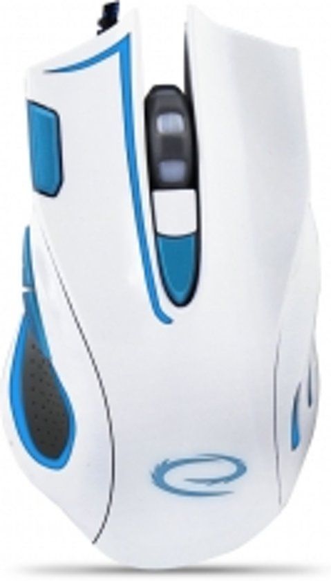 Esperanza Optische USB Game Muis 7D Hawk met LED - 2400 DPI - Wit