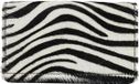 Bear Design Animal Leren Overslagportemonnee - Zebra