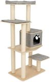 Modern Living Havana Kattenboom Krabpaal Lichtgrijs H155 x L88 x B62 cm