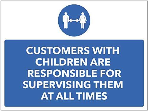 Caledonia Signs Klanten met kinderen zijn verantwoordelijk voor het toezicht op hen te allen tijde