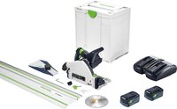 Festool TSC 55 18V Accu Invalcirkelzaag Set (2x 5.0Ah) + Geleiderail - 577391