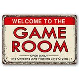 Video Retro Arcade Tin Borden Biljart Theater Poeder Kamer Muur Decor Thuis Gaming Art Poster Gamer Decoraties 20 x 30 cm