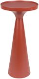 Zuiver Floss table d'appoint ronde 28 cm Marsala rouge