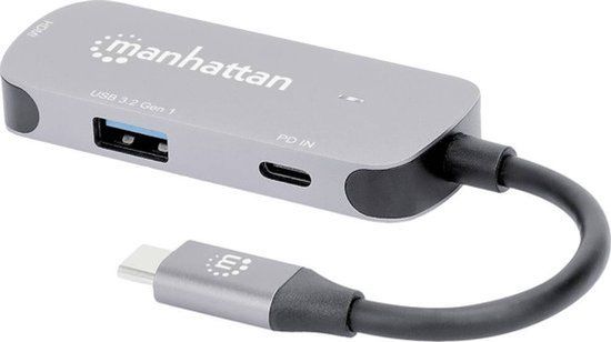 Manhattan USB-C auf HDMI 3-in-1 Docking-Konverter