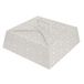 García de Pou - 25 stuks - vierkante taartdozen 'Thepack Deco' 250 g/m2 30 x 30 x 10 cm, wit, golfkarton nano-micro
