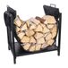 Étagère à bois Houtrek avec support et panier