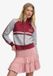 Superdry - Cult Zip-Through Tracktop Relaxed Pasvorm - Dames - Hoodies - Bordeaux Red/Glacier Grey Marl - Maat 14