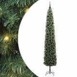 vidaXL Sapin de Noël artificiel Vert 270 cm PVC et Acier et Plastique